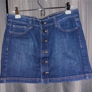 Old Navy Button Up Denim Skirt